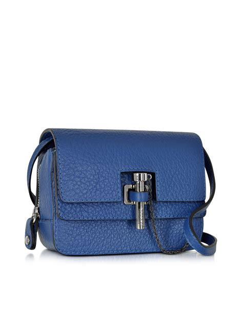 small crossbody purse blue